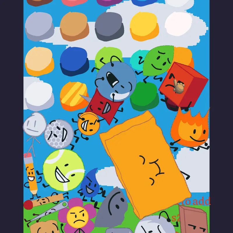 Bfdi ragdoll! by @elkks_freind