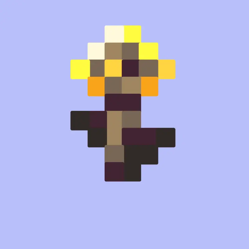 GOLDEN DANDELION art by @SlimsDeals