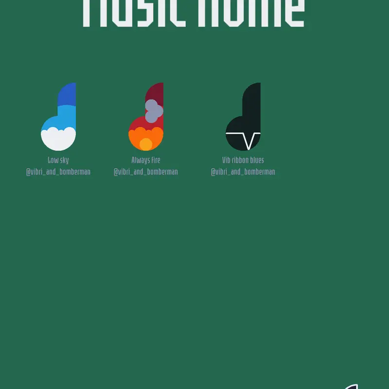 Music home by @vibri_and_bomberman