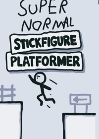 Super normal stickfigure platformer