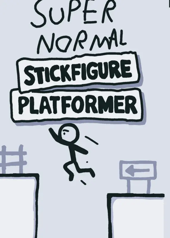 Super normal stickfigure platformer by @on90