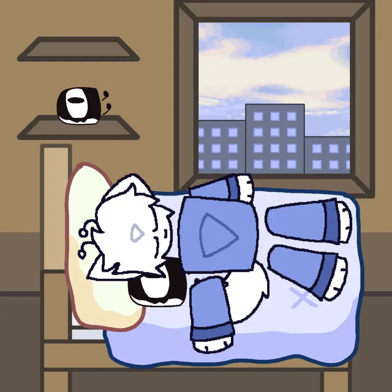 He thinks  his second plushie is a phone by @Jaynat1824