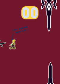 Flowery runs from roaring knight