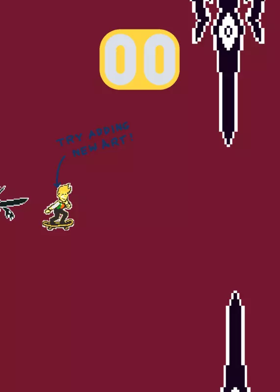 Flowery runs from roaring knight by @Iamcoolhehe