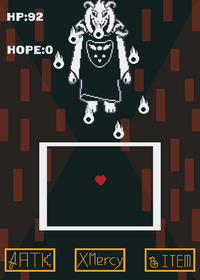 Asriel dreemurr fight(unofficial means this...