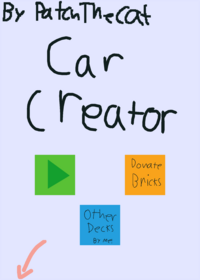 Car Creator v1: Design your own car!
