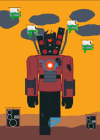 Damaged Titan Speakerman