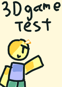 Roblox 3D game test:P (first time)