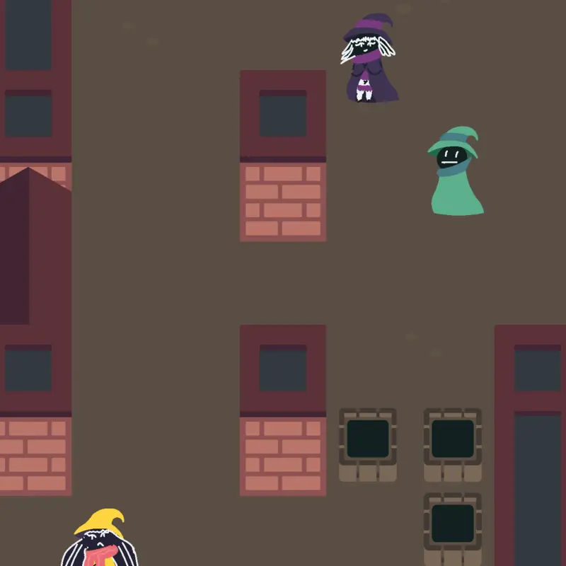 Dungeon but they have faces by @Pursuer_in_wonderland
