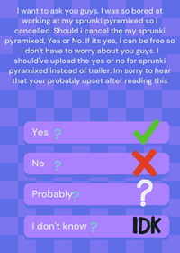 Should I Cancel my W.I.P.