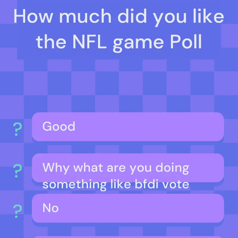 NFL poll by @chiefsfan