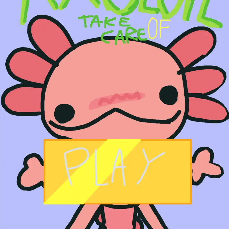 Axolotl rig #axolotl #playtime by @axolochi_789