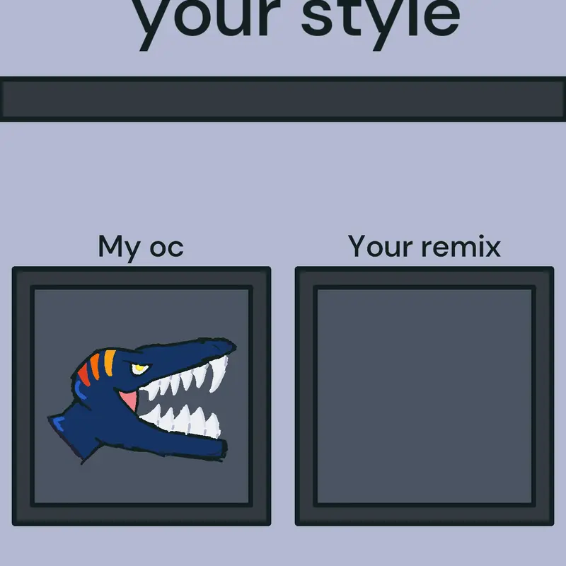 Remix my oc by @jurasicoin