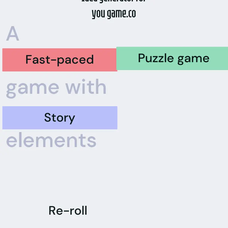 Game by @Tomil