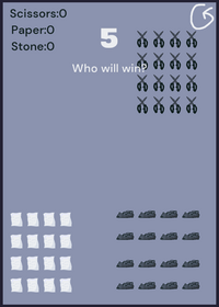 Scissor Paper Stone but they fight