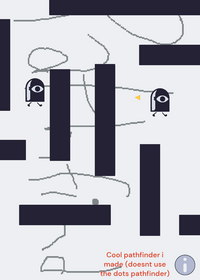 Cool pathfinder uses arrow and circle