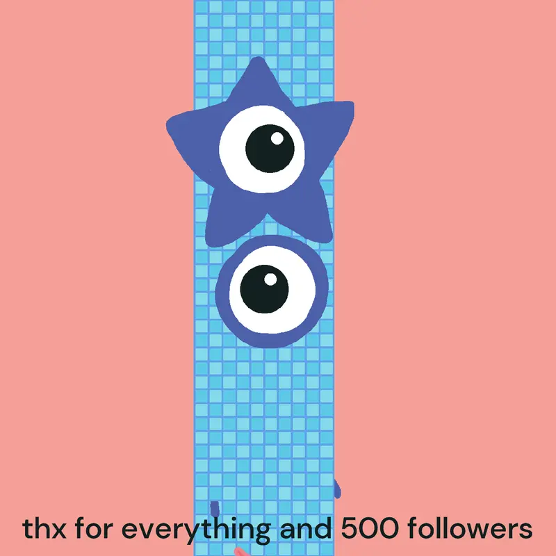 500 followers!!! by @cutedog444