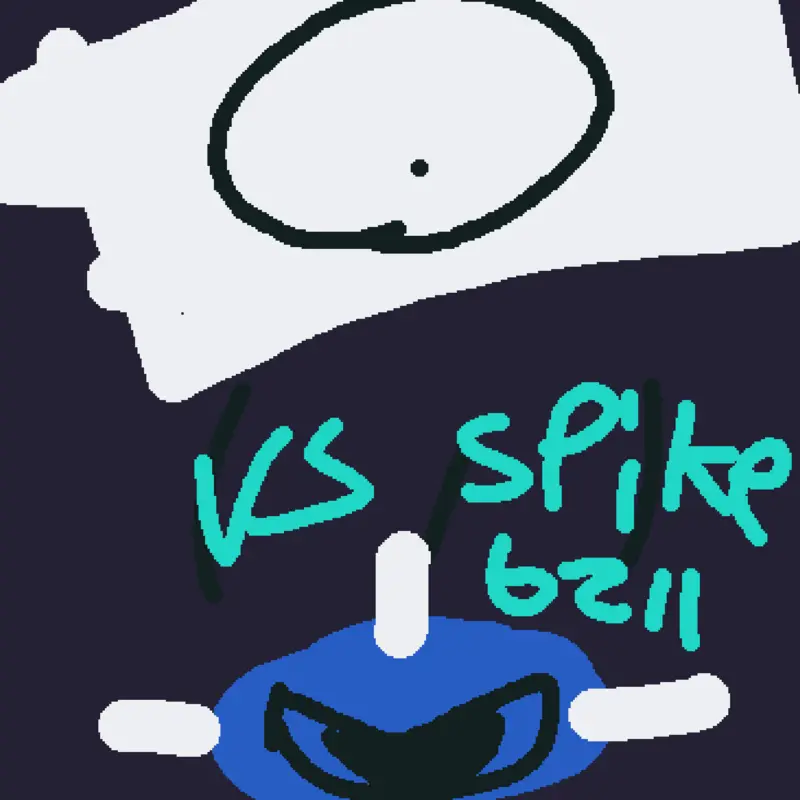 Giant spike ball fight by @luisguy505
