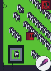 Pibby infection but red cube is a hero