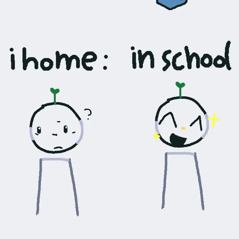 School and home by @Shimamura