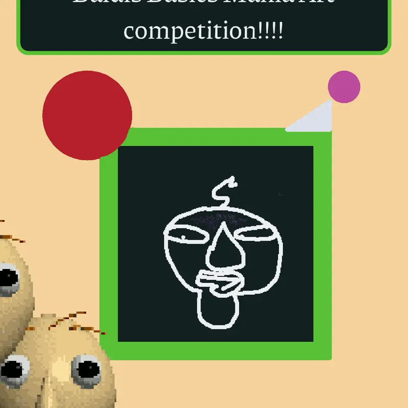 Baldis basics by @cringest_people_in_world