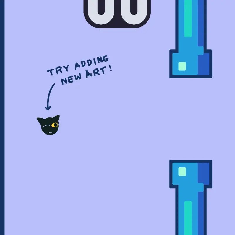 The game its not finished 😅 by @Lez_khraa