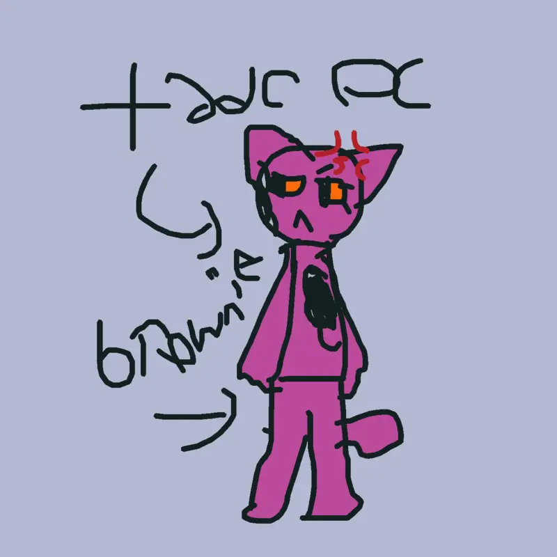 My tadc oc (she’s glaring at jax) by @CresentTheCat_sprunki