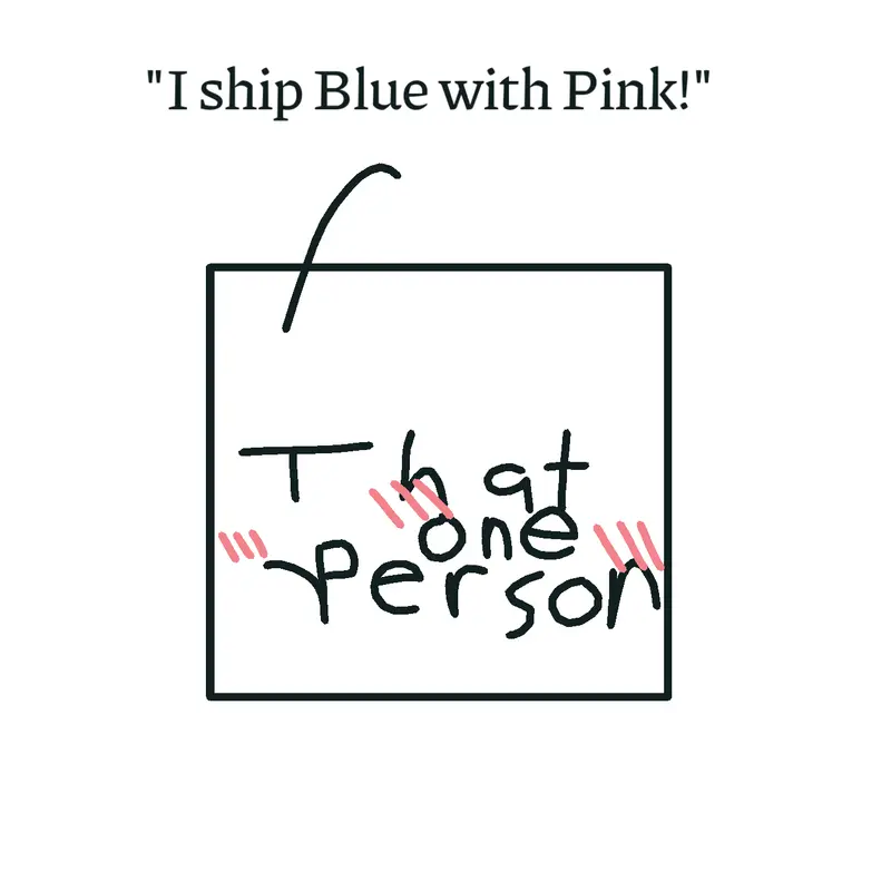 I know that pink is sometimes a girl by @eggappleorangelemon_alt