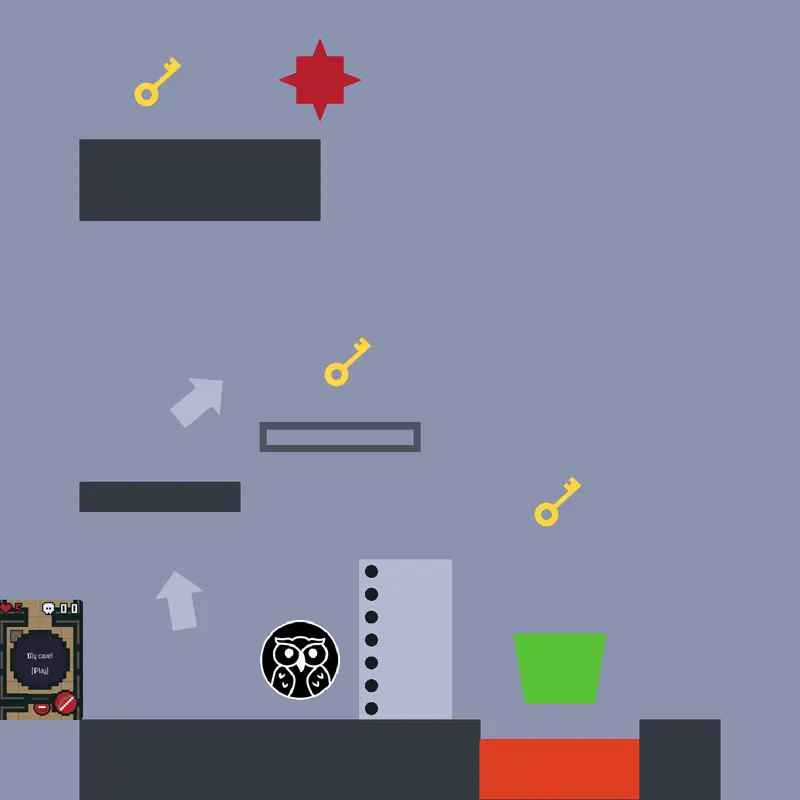 Parkour key by @glcrackrmc