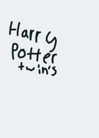 Harry potter my fav twins