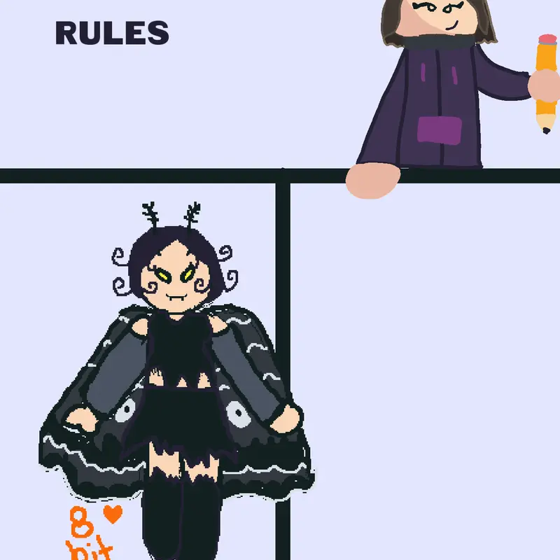 My Roblox OC ^_^ by @8bitPixie