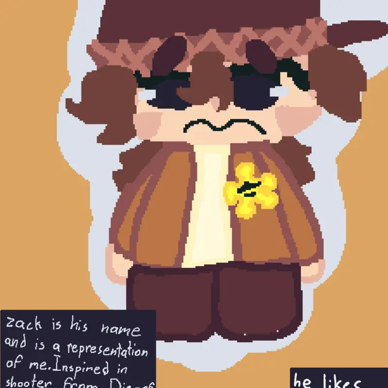 Zack chibi by @c465606