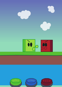 Fight red vs green endings game