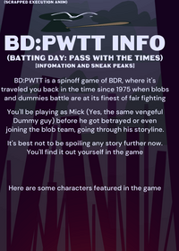 Some BD:PWTT info/sneak peak