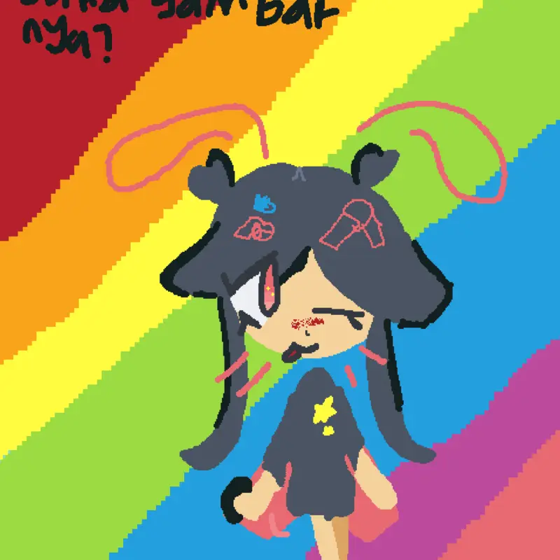 Cute# for a while# by @nanat_the_topokki