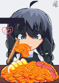 Eat some noodles i guess