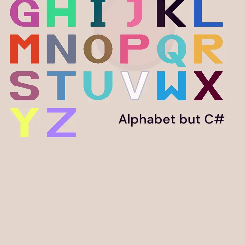 Alphabet by @Francisco2026Pyramixed