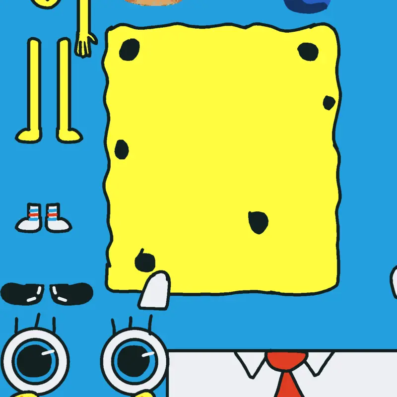 Sponge bob puzzle by @bro2026_anotherAcc
