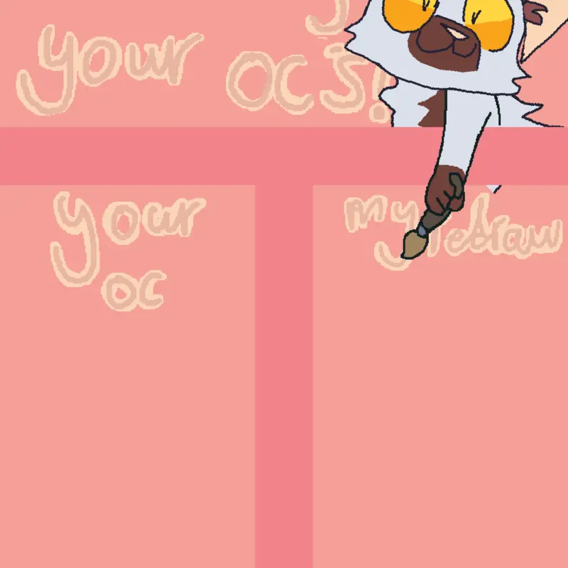 Redrawing you OC!s! by @Echoo