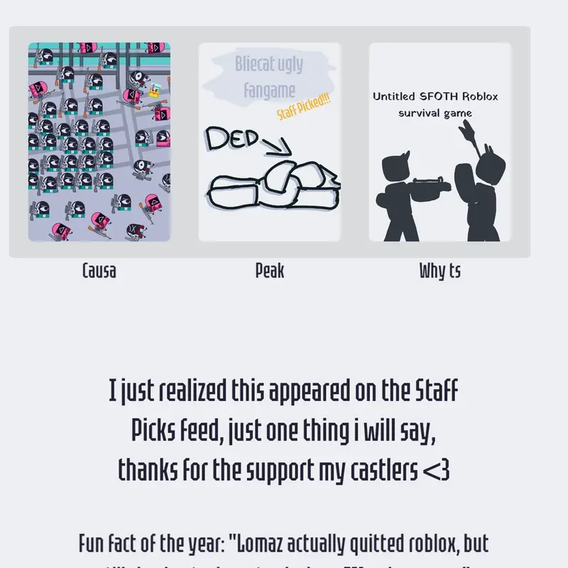 Game by @Lomaz
