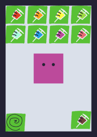 Pink cube Experimental