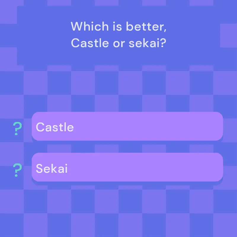 Castle vs sekai by @builderman2007