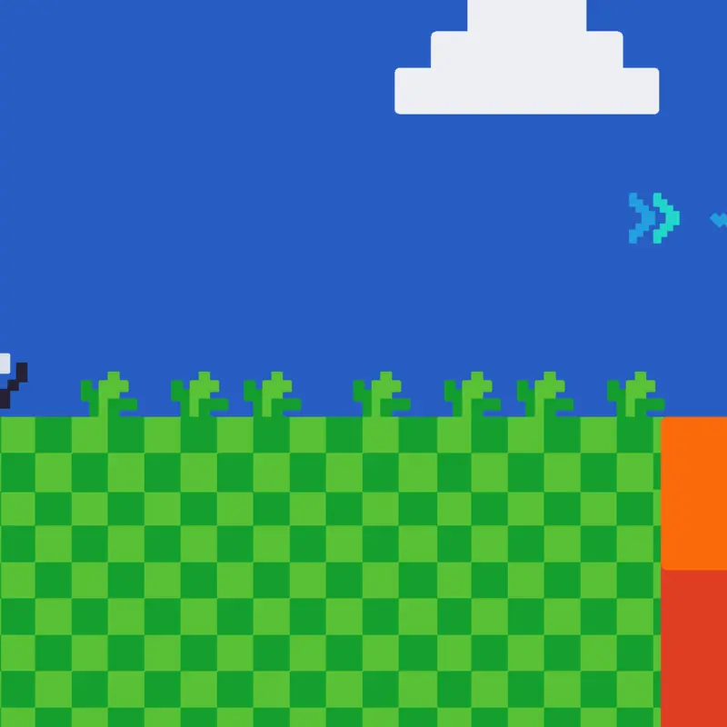 Golf 8-bits the lava lake by @Alvaro2026