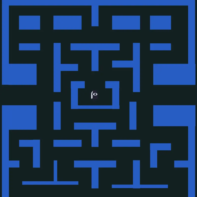 pacman chase by @Tev1