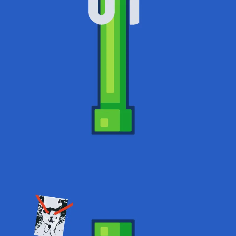 Flappy cat by @kot_oficial