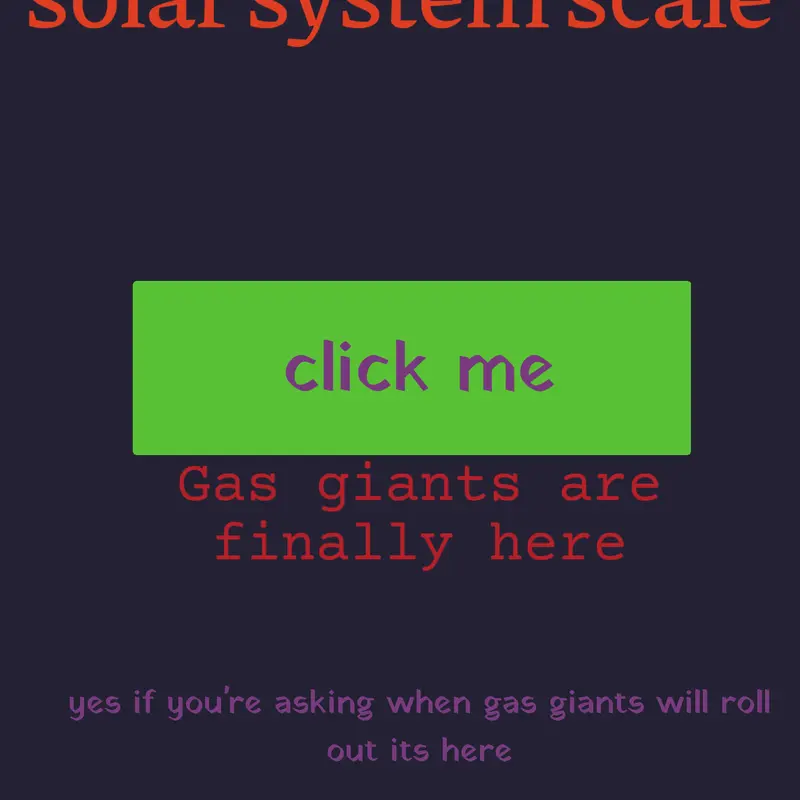 real solar system scale not finished by @i_have_no_profile