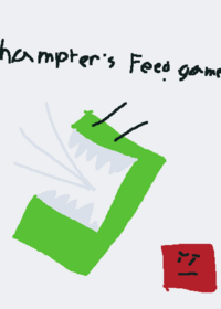 Feed the evil green cube