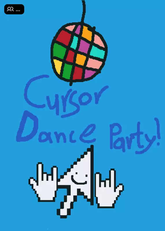 Cursor dance party by @Ehaany