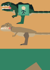 Giganotosaurus And Trex!!