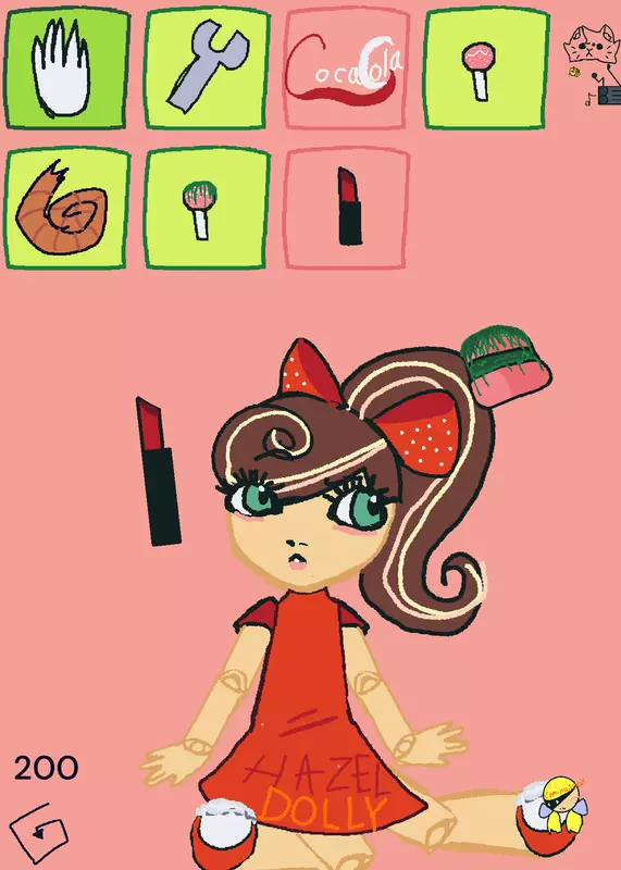 Doll Hazel red by @DIONNAROBLOXGACHA